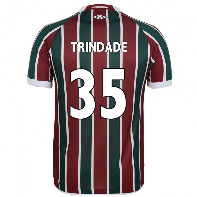 Danxen Kinder Andre Trindade #35 Grün Kastanienbraun Weiß Heimtrikot Trikot 2025/26 T-Shirt Österreich
