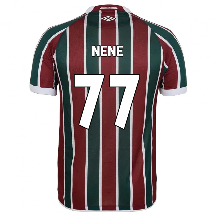 Danxen Kinder Nene #77 Grün Kastanienbraun Weiß Heimtrikot Trikot 2025/26 T-Shirt Österreich