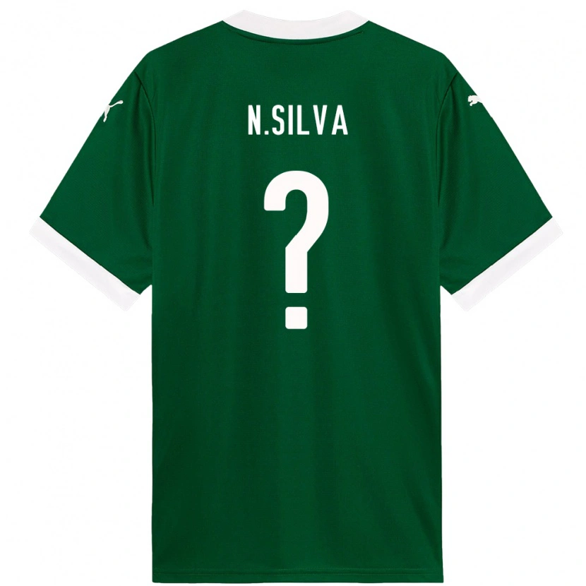 Danxen Kinder Ney Silva #0 Grün Weiß Heimtrikot Trikot 2025/26 T-Shirt Österreich