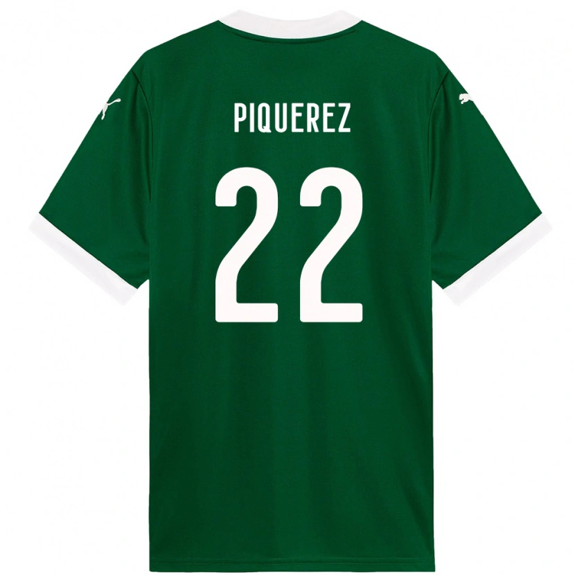 Danxen Kinder Joaquín Piquerez #22 Grün Weiß Heimtrikot Trikot 2025/26 T-Shirt Österreich