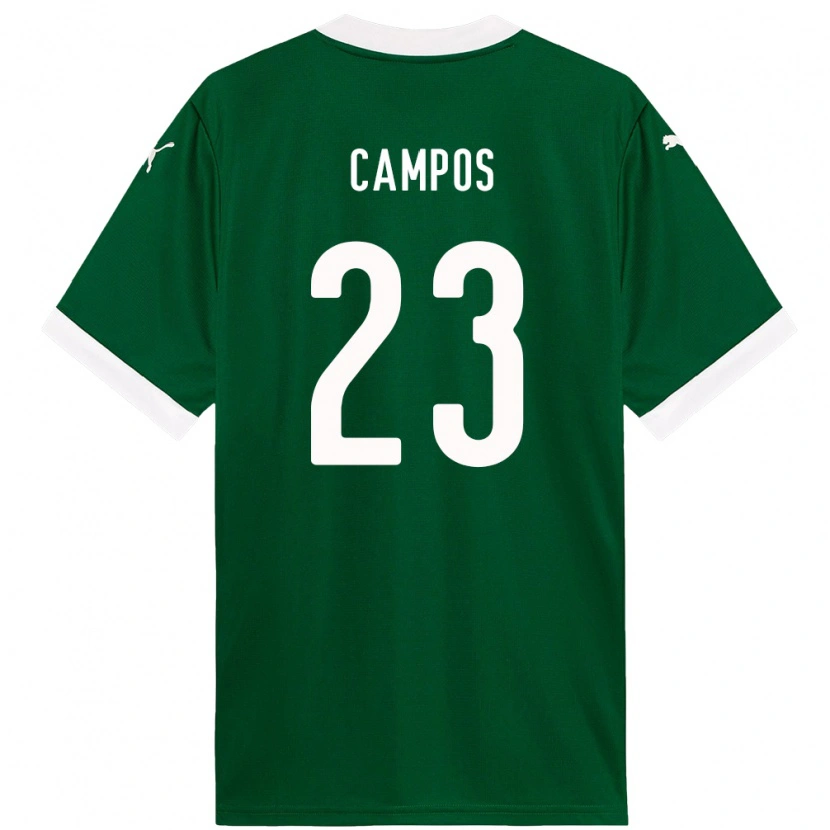 Danxen Kinder Victor Campos #23 Grün Weiß Heimtrikot Trikot 2025/26 T-Shirt Österreich