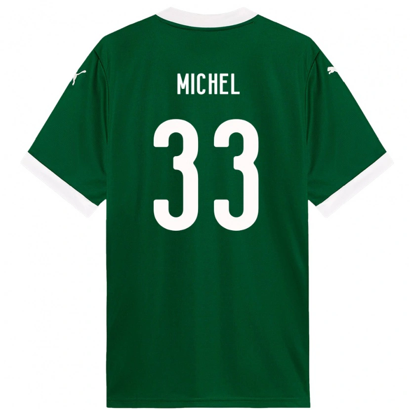 Danxen Kinder Michel #33 Grün Weiß Heimtrikot Trikot 2025/26 T-Shirt Österreich