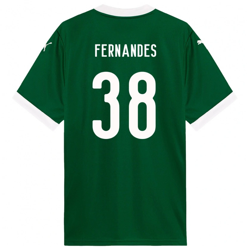 Danxen Kinder Matheus Fernandes #38 Grün Weiß Heimtrikot Trikot 2025/26 T-Shirt Österreich