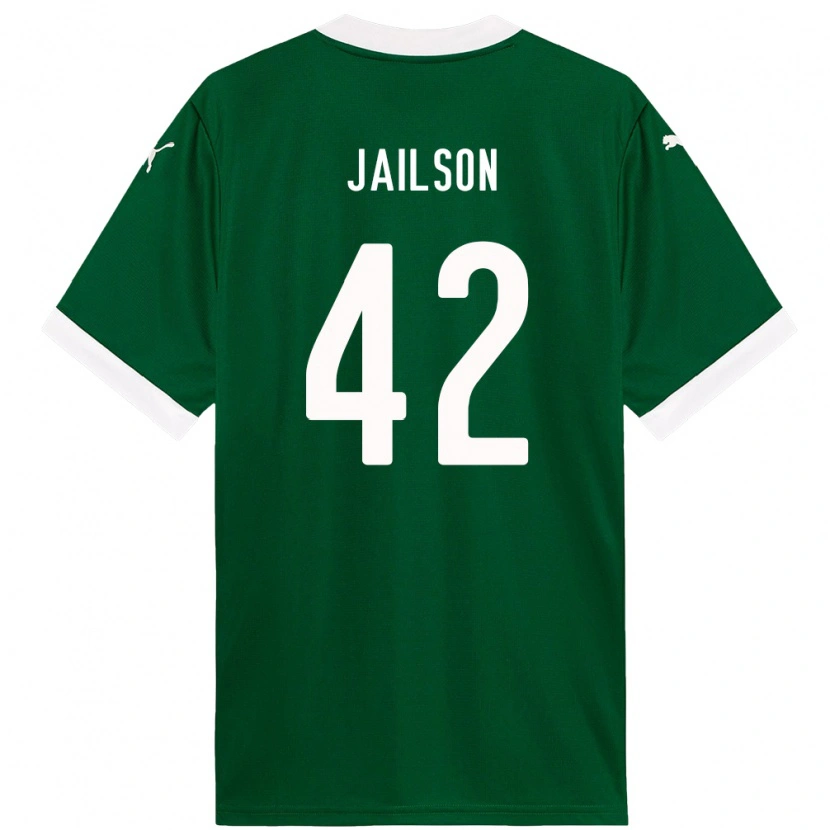 Danxen Kinder Jailson #42 Grün Weiß Heimtrikot Trikot 2025/26 T-Shirt Österreich