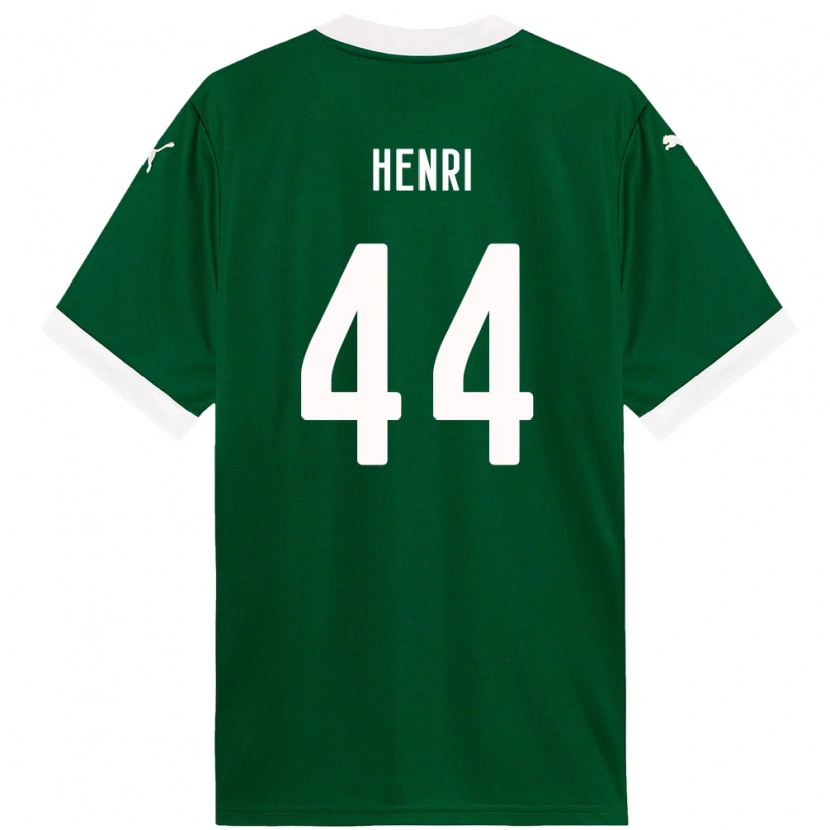 Danxen Kinder Henri #44 Grün Weiß Heimtrikot Trikot 2025/26 T-Shirt Österreich