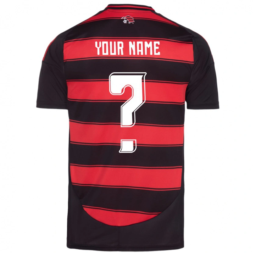 Danxen Kinder Ihren Namen #0 Rot Schwarz Heimtrikot Trikot 2025/26 T-Shirt Österreich