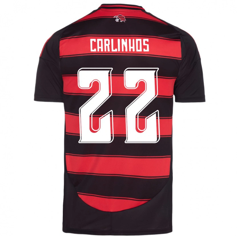 Danxen Kinder Carlinhos #22 Rot Schwarz Heimtrikot Trikot 2025/26 T-Shirt Österreich