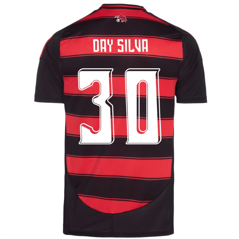 Danxen Kinder Day Silva #30 Rot Schwarz Heimtrikot Trikot 2025/26 T-Shirt Österreich
