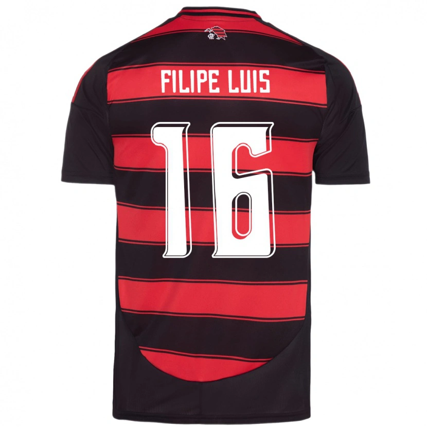 Danxen Kinder Filipe Luis #16 Rot Schwarz Heimtrikot Trikot 2025/26 T-Shirt Österreich