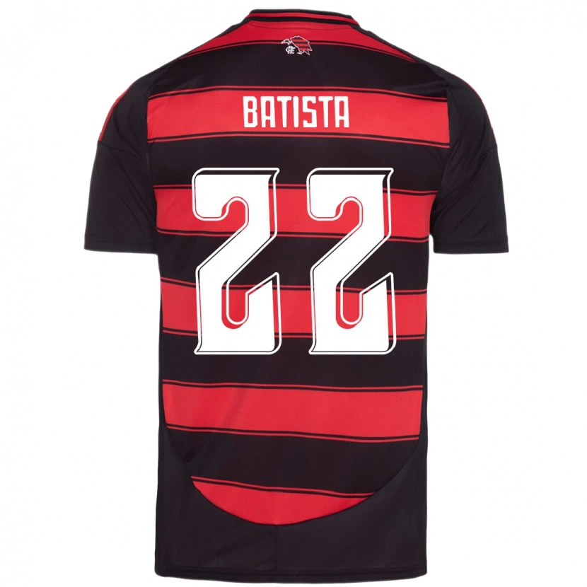 Danxen Kinder Gabriel Batista #22 Rot Schwarz Heimtrikot Trikot 2025/26 T-Shirt Österreich
