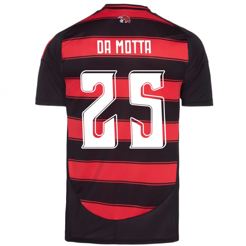 Danxen Kinder Piris Da Motta #25 Rot Schwarz Heimtrikot Trikot 2025/26 T-Shirt Österreich