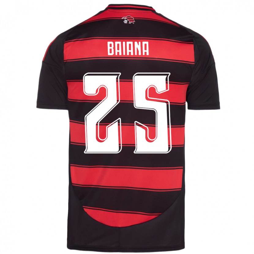 Danxen Kinder Larissa Baiana #25 Rot Schwarz Heimtrikot Trikot 2025/26 T-Shirt Österreich