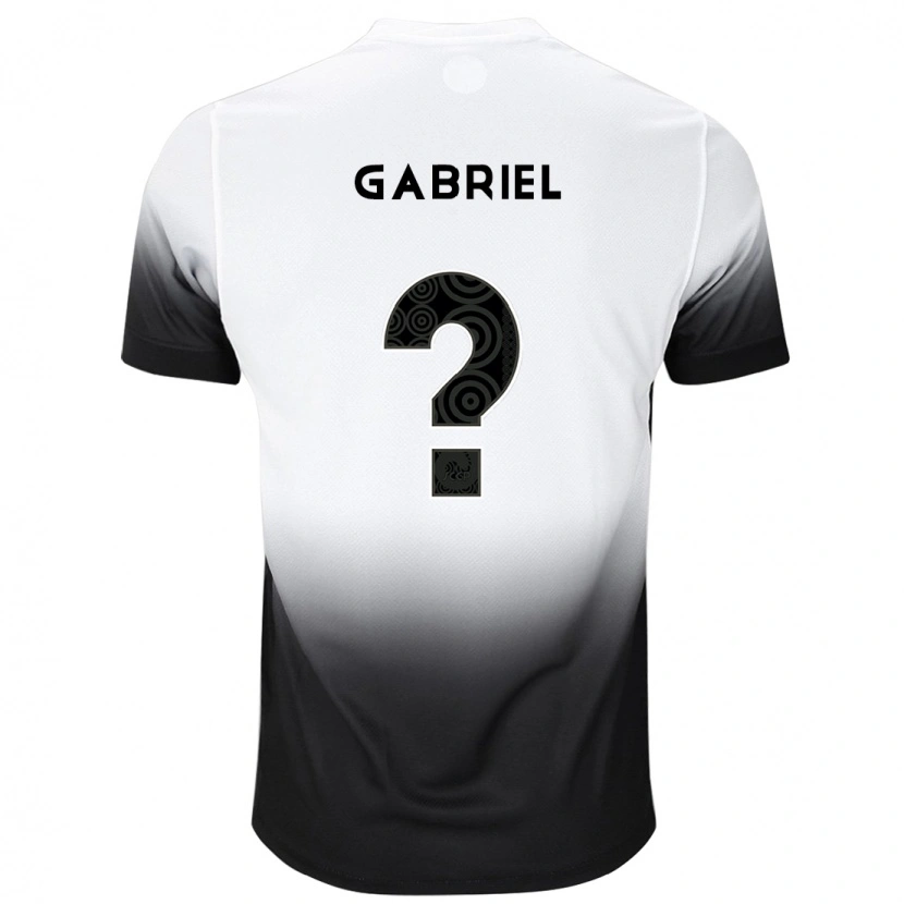 Danxen Kinder Gabriel #0 Weiß Schwarz Heimtrikot Trikot 2025/26 T-Shirt Österreich