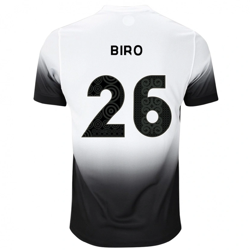 Danxen Kinder Biro #26 Weiß Schwarz Heimtrikot Trikot 2025/26 T-Shirt Österreich