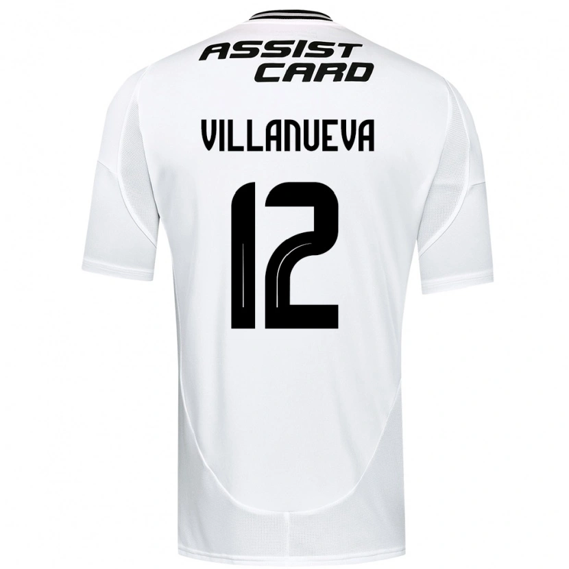 Danxen Kinder Eduardo Villanueva #12 Schwarz Weiß Gelb Heimtrikot Trikot 2025/26 T-Shirt Österreich