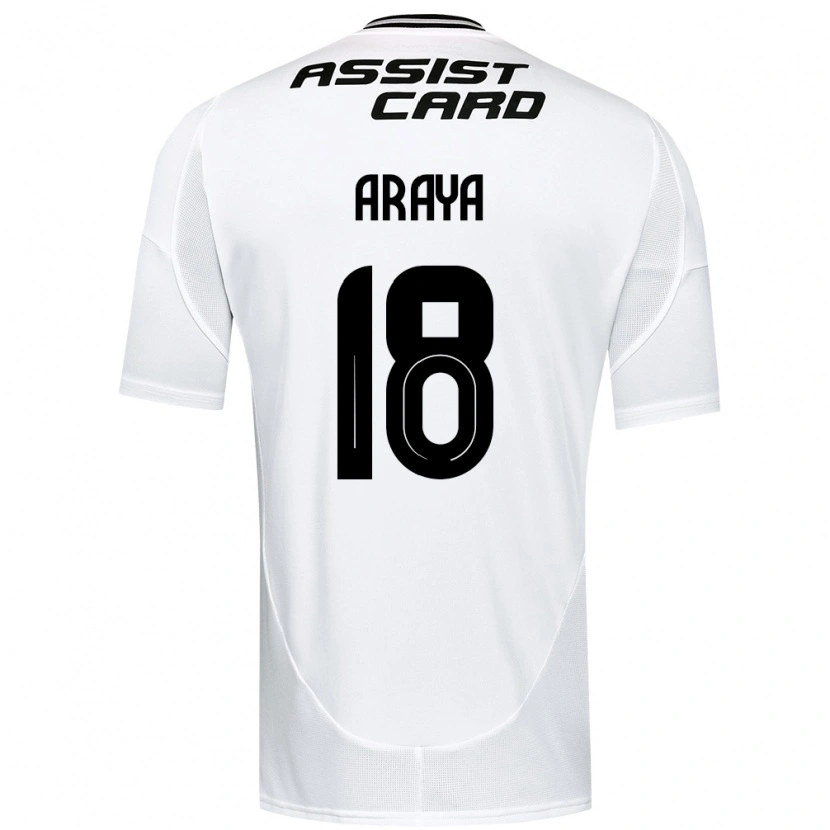 Danxen Kinder Benjamín Araya #18 Schwarz Weiß Gelb Heimtrikot Trikot 2025/26 T-Shirt Österreich