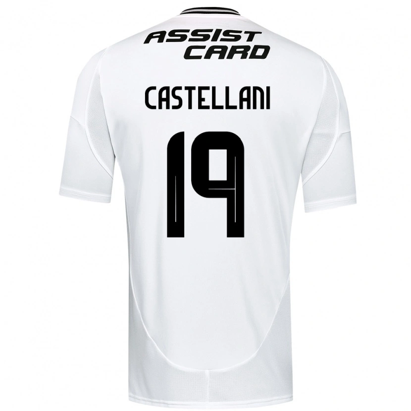 Danxen Kinder Gonzalo Castellani #19 Schwarz Weiß Gelb Heimtrikot Trikot 2025/26 T-Shirt Österreich