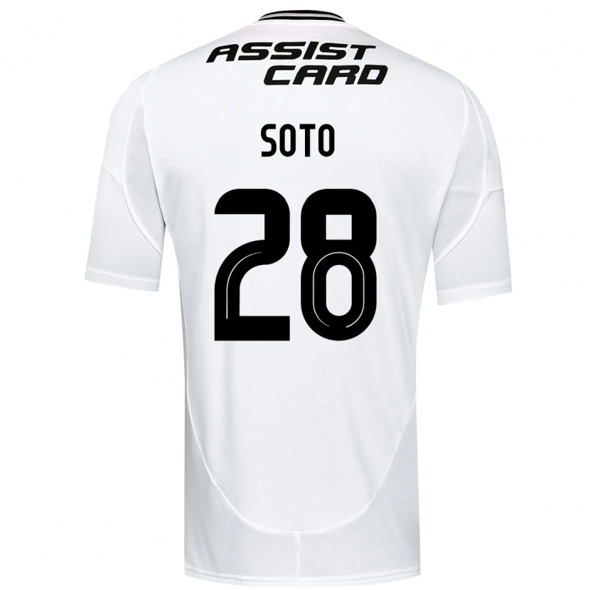 Danxen Kinder Lucas Soto #28 Schwarz Weiß Gelb Heimtrikot Trikot 2025/26 T-Shirt Österreich