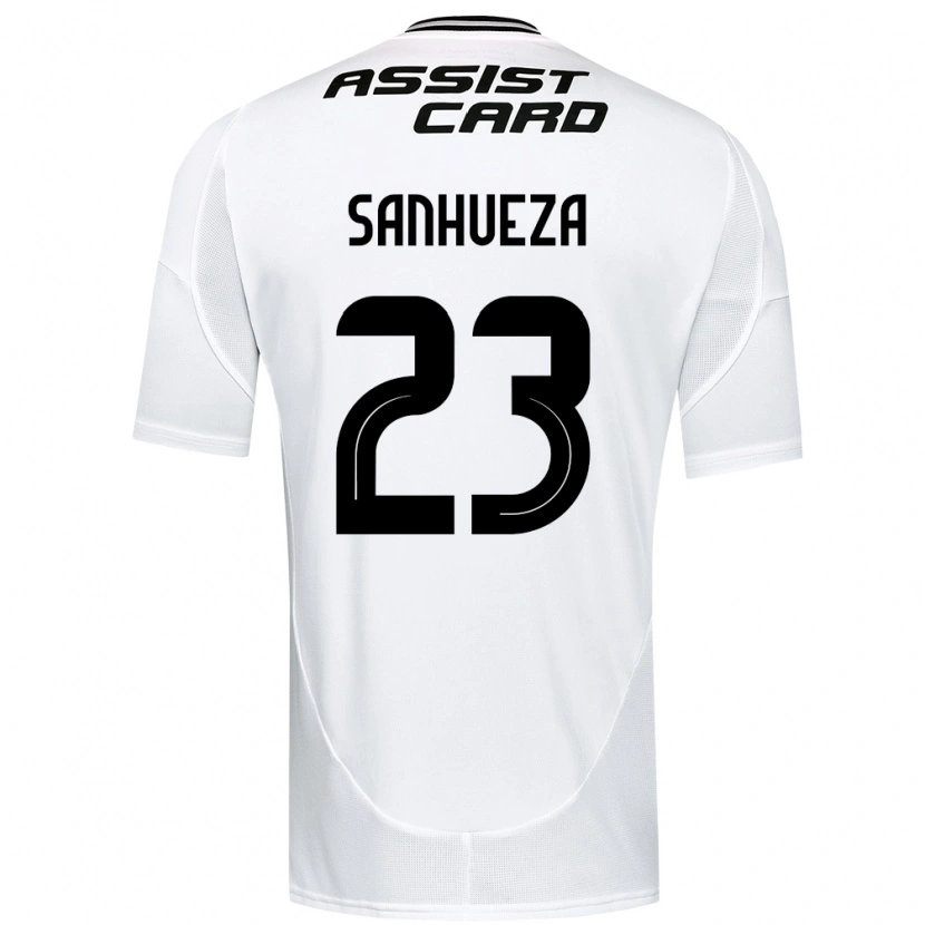 Danxen Kinder Nicol Sanhueza #23 Schwarz Weiß Gelb Heimtrikot Trikot 2025/26 T-Shirt Österreich