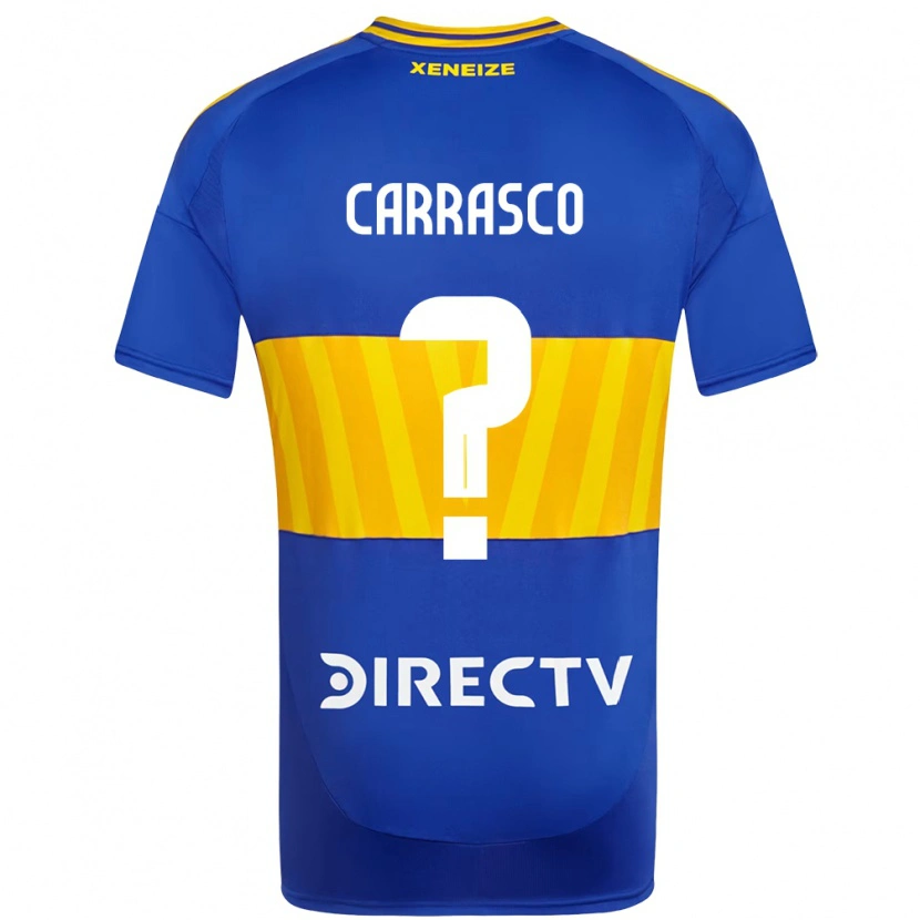 Danxen Kinder Julian Carrasco #0 Königsblau Gelb Heimtrikot Trikot 2025/26 T-Shirt Österreich