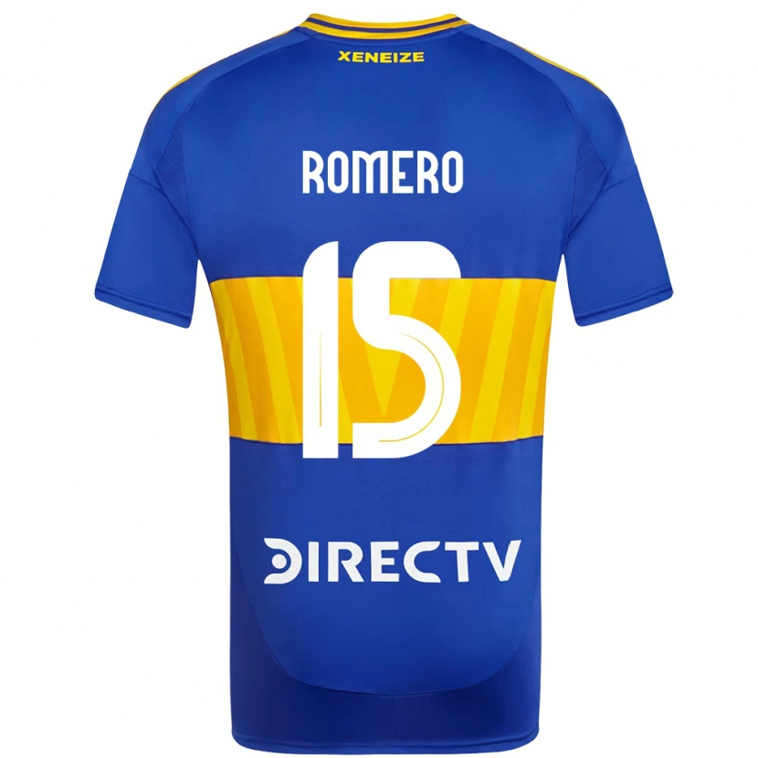 Danxen Kinder Alejo Romero #15 Königsblau Gelb Heimtrikot Trikot 2025/26 T-Shirt Österreich