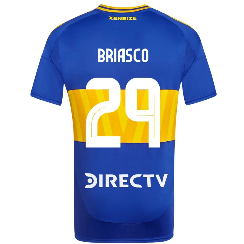 Danxen Kinder Norberto Briasco #29 Königsblau Gelb Heimtrikot Trikot 2025/26 T-Shirt Österreich