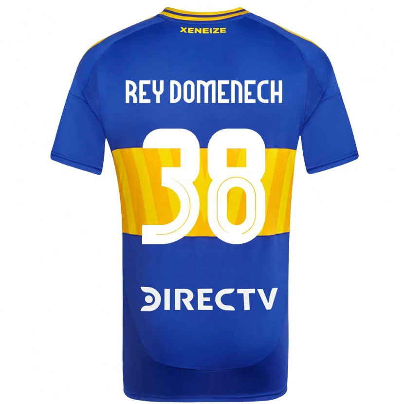 Danxen Kinder Camilo Rey Domenech #38 Königsblau Gelb Heimtrikot Trikot 2025/26 T-Shirt Österreich