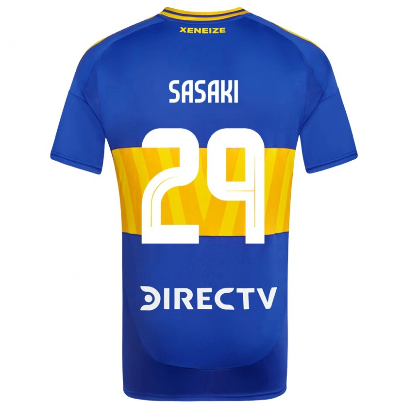 Danxen Kinder Yuria Sasaki #29 Königsblau Gelb Heimtrikot Trikot 2025/26 T-Shirt Österreich