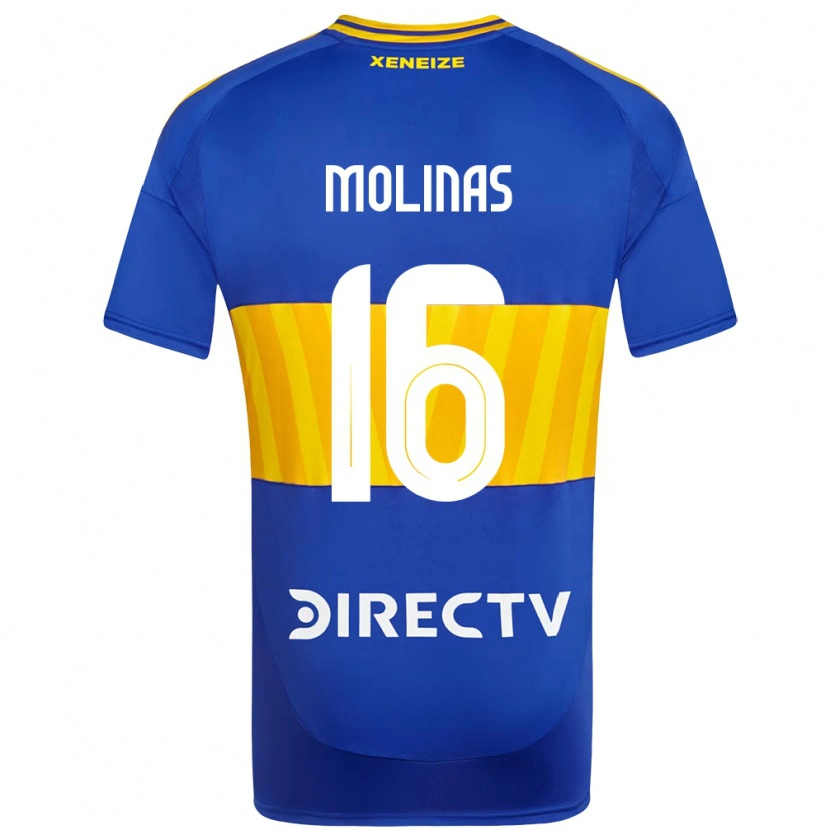 Danxen Kinder Aaron Molinas #16 Königsblau Gelb Heimtrikot Trikot 2025/26 T-Shirt Österreich