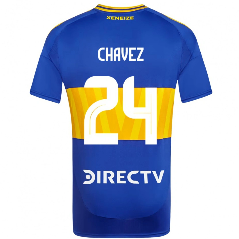 Danxen Kinder Gabriela Chavez #24 Königsblau Gelb Heimtrikot Trikot 2025/26 T-Shirt Österreich