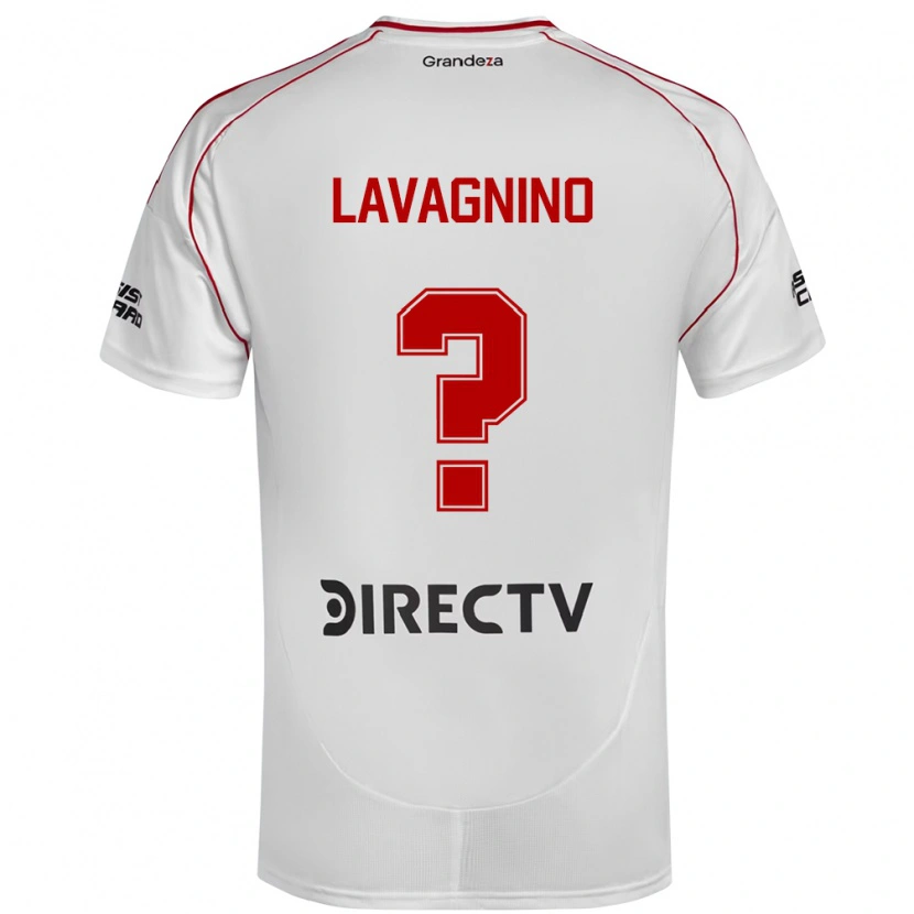 Danxen Kinder Lucas Lavagnino #0 Weiß Rot Heimtrikot Trikot 2025/26 T-Shirt Österreich