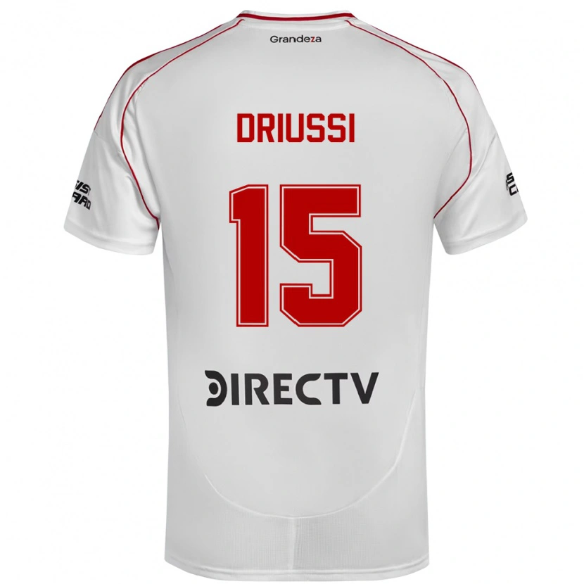 Danxen Kinder Sebastián Driussi #15 Weiß Rot Heimtrikot Trikot 2025/26 T-Shirt Österreich