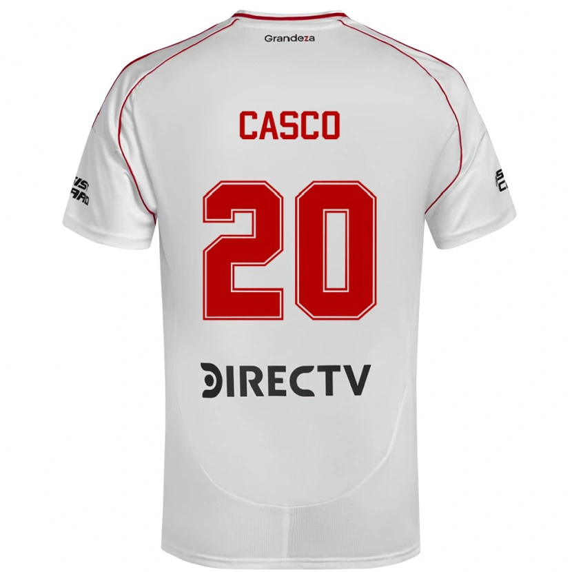 Danxen Kinder Milton Casco #20 Weiß Rot Heimtrikot Trikot 2025/26 T-Shirt Österreich