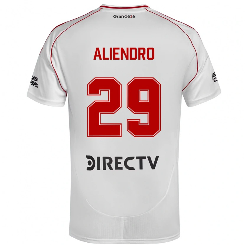Danxen Kinder Rodrigo Aliendro #29 Weiß Rot Heimtrikot Trikot 2025/26 T-Shirt Österreich
