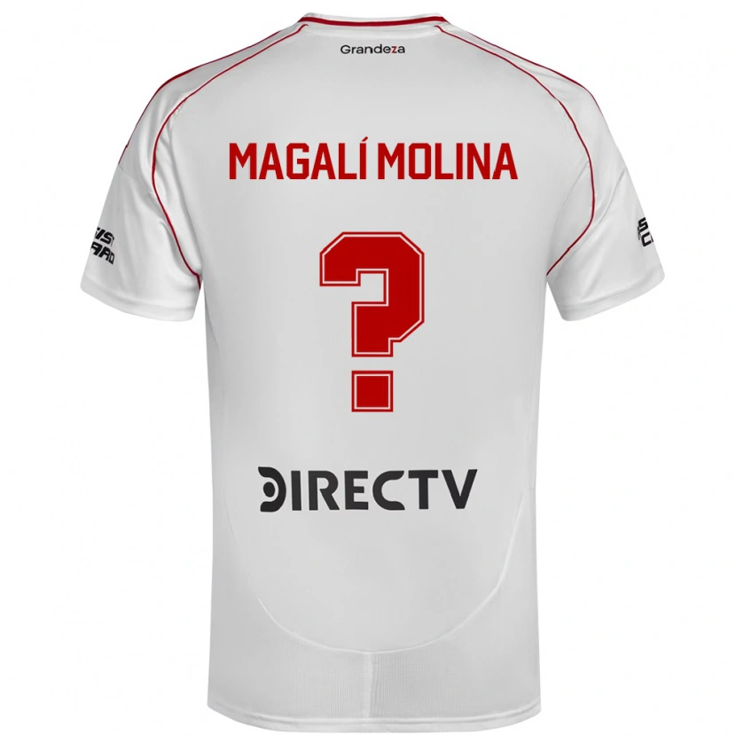 Danxen Kinder Celena Magalí Molina #0 Weiß Rot Heimtrikot Trikot 2025/26 T-Shirt Österreich