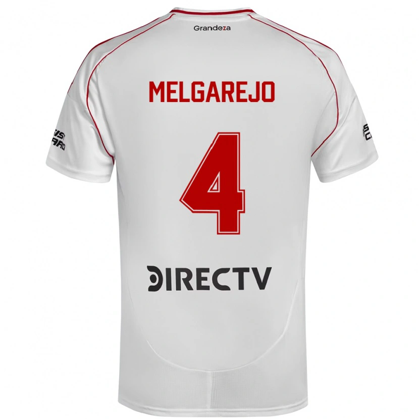 Danxen Kinder Stephanie Melgarejo #4 Weiß Rot Heimtrikot Trikot 2025/26 T-Shirt Österreich
