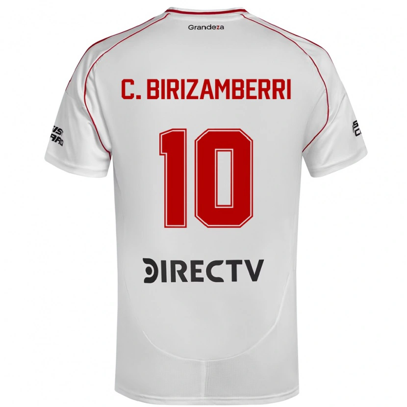 Danxen Kinder Carolina Birizamberri #10 Weiß Rot Heimtrikot Trikot 2025/26 T-Shirt Österreich