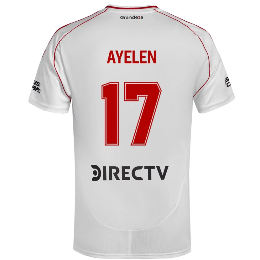 Danxen Kinder Stephanie Ayelén Melgarejo #17 Weiß Rot Heimtrikot Trikot 2025/26 T-Shirt Österreich