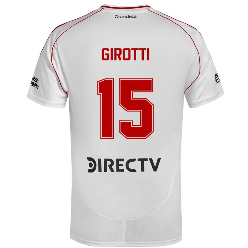 Danxen Kinder Federico Girotti #15 Weiß Rot Heimtrikot Trikot 2025/26 T-Shirt Österreich