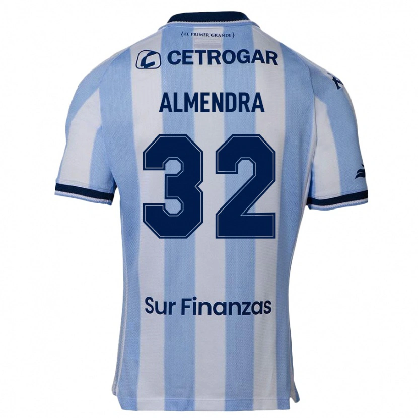 Danxen Kinder Agustín Almendra #32 Himmelblau Heimtrikot Trikot 2025/26 T-Shirt Österreich