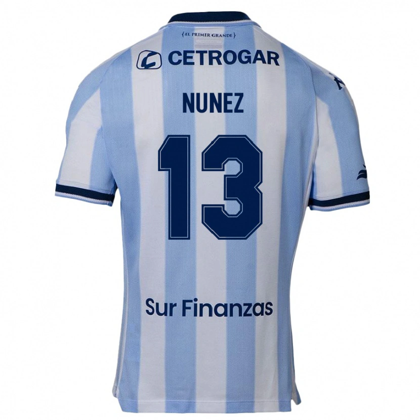 Danxen Kinder Matias Nunez #13 Himmelblau Heimtrikot Trikot 2025/26 T-Shirt Österreich