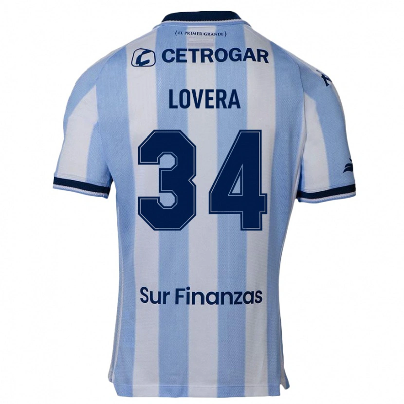 Danxen Kinder Maximiliano Lovera #34 Himmelblau Heimtrikot Trikot 2025/26 T-Shirt Österreich