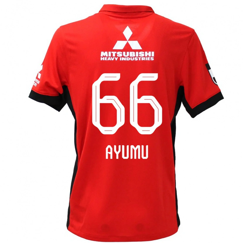 Danxen Kinder Ayumu Ohata #66 Rot Weiß Heimtrikot Trikot 2025/26 T-Shirt Österreich