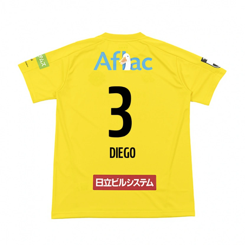 Danxen Kinder Diego #3 Schwarz Gelb Heimtrikot Trikot 2025/26 T-Shirt Österreich