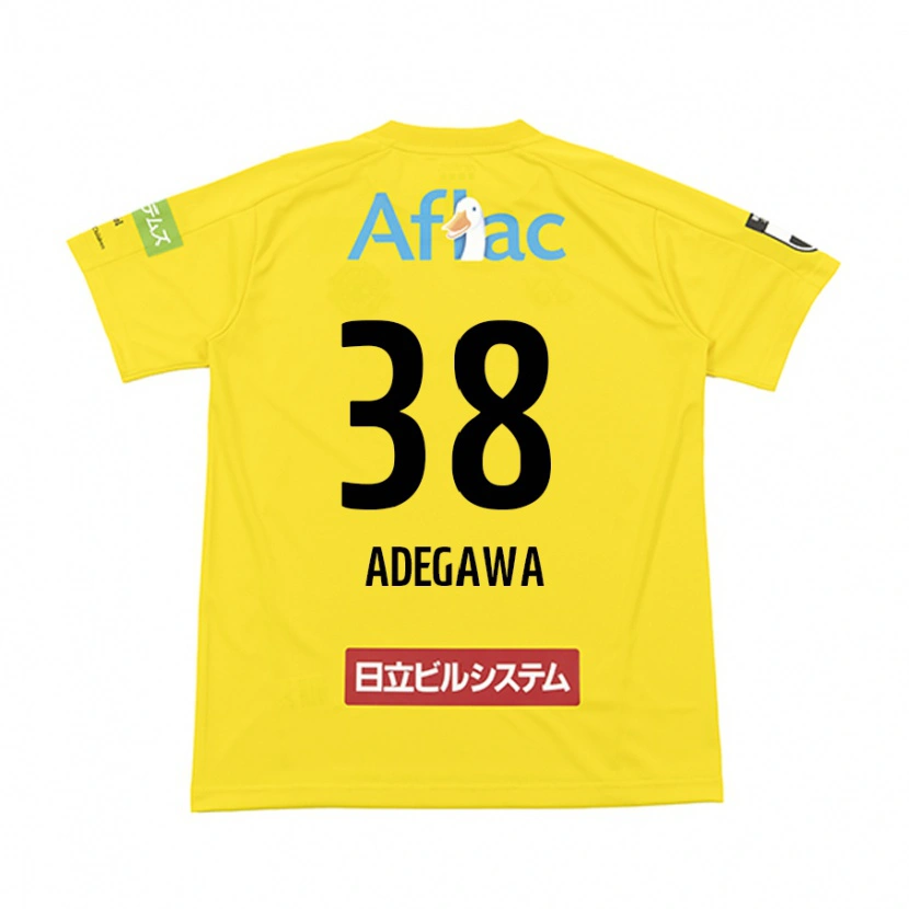 Danxen Kinder Koa Adegawa #38 Schwarz Gelb Heimtrikot Trikot 2025/26 T-Shirt Österreich
