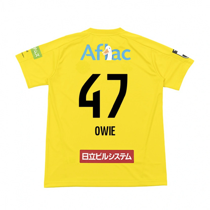 Danxen Kinder William Owie #47 Schwarz Gelb Heimtrikot Trikot 2025/26 T-Shirt Österreich