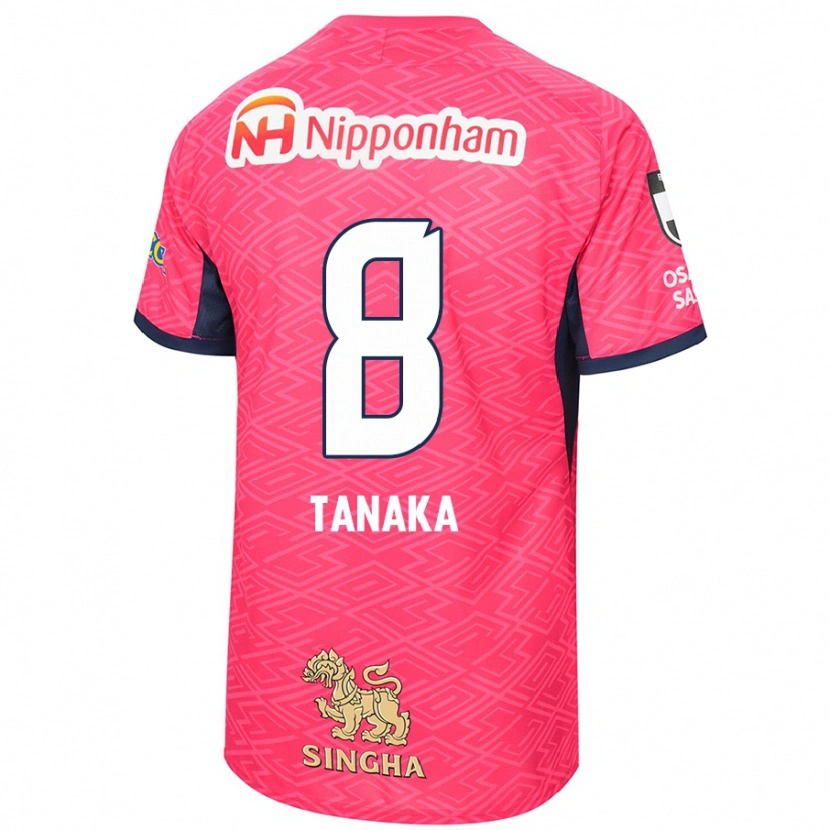 Danxen Kinder Tomoko Tanaka #8 Sakura Rosa Weiß Heimtrikot Trikot 2025/26 T-Shirt Österreich