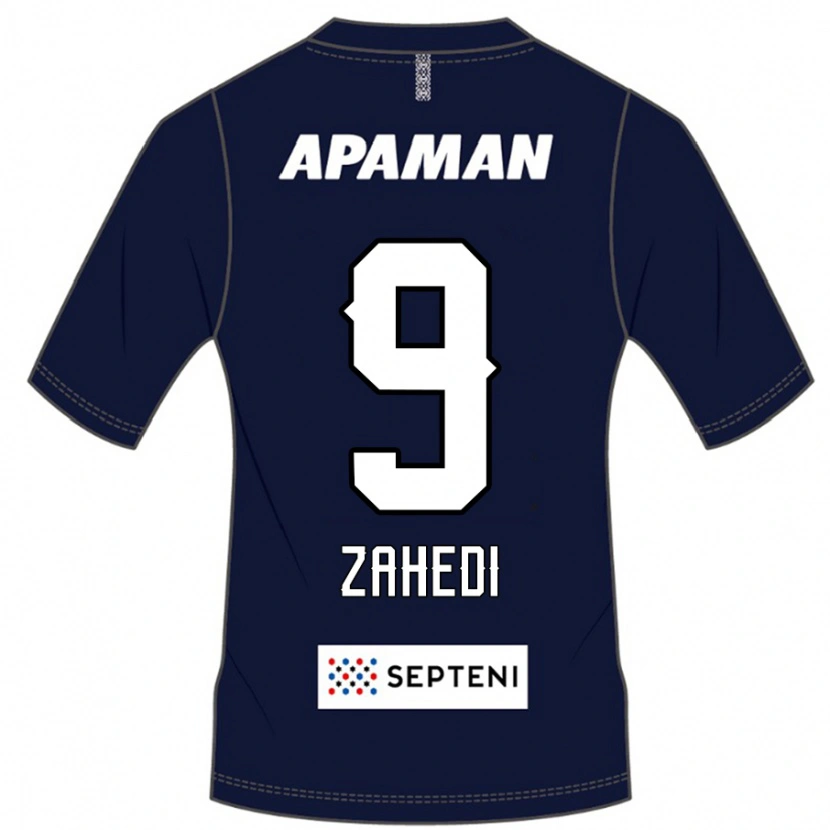 Danxen Kinder Shahab Zahedi #9 Königsblau Weiß Heimtrikot Trikot 2025/26 T-Shirt Österreich