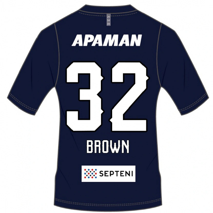 Danxen Kinder Abdul Hanan Sani Brown #32 Königsblau Weiß Heimtrikot Trikot 2025/26 T-Shirt Österreich