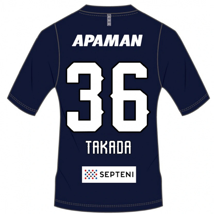 Danxen Kinder Seiya Takada #36 Königsblau Weiß Heimtrikot Trikot 2025/26 T-Shirt Österreich
